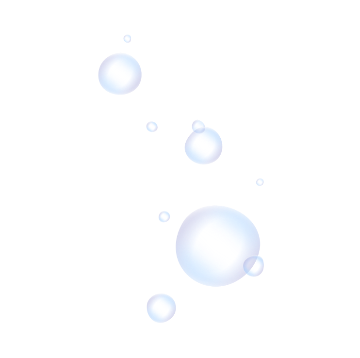 Bubbles illustration mobile
